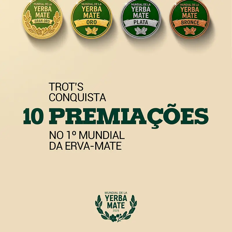 Trot's conquista 10 premiações no 1º Mundial da Erva-Mate