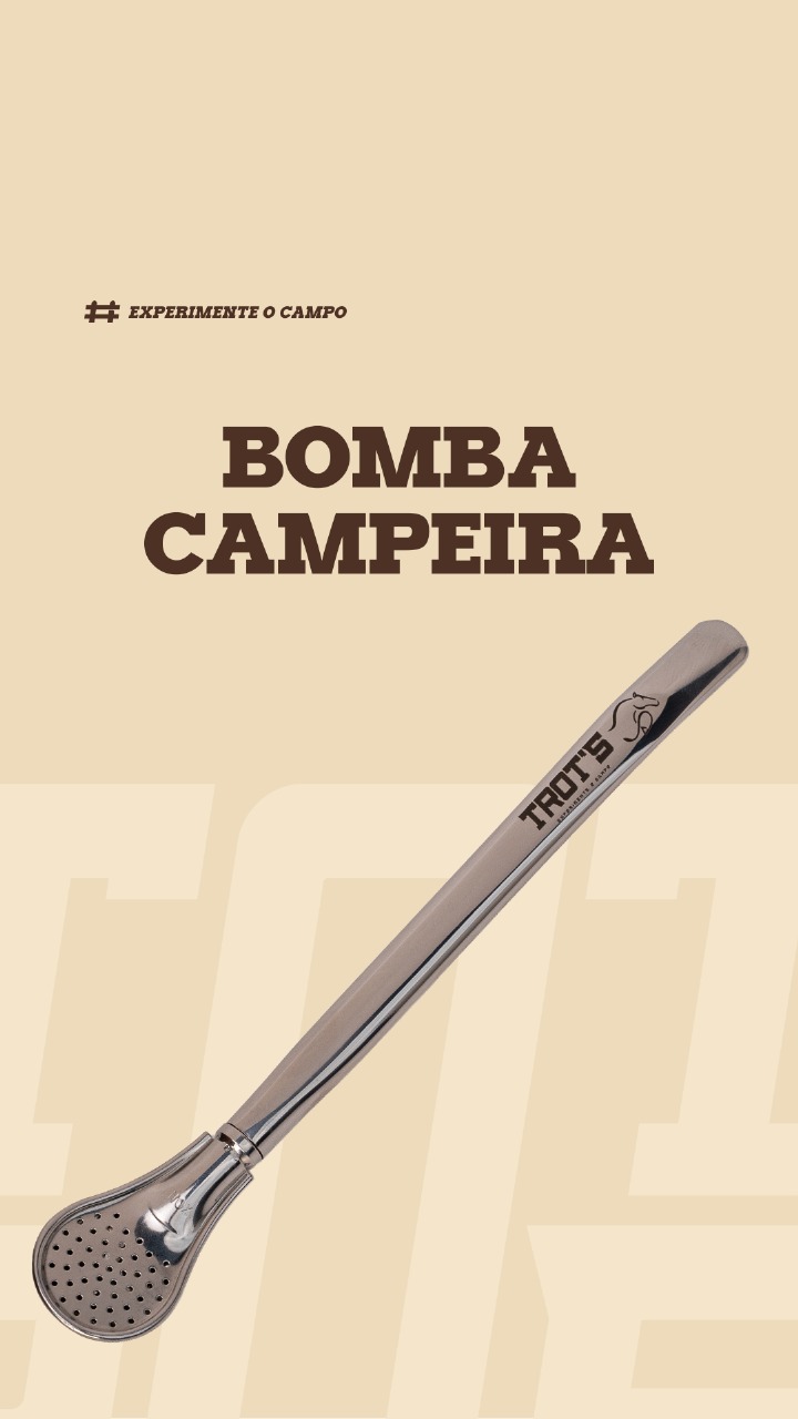 Bomba de inox Trot's modelo campeira polida